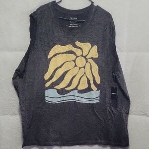 Torrid Blackwash Classic Fit Crew Neck Tank